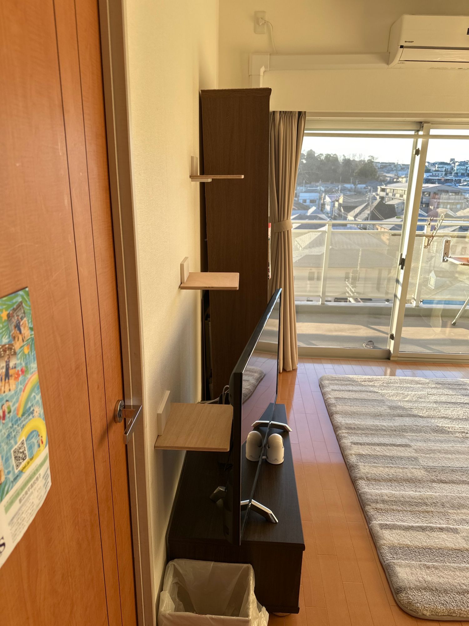 キャットステップをのぼるつむぎ